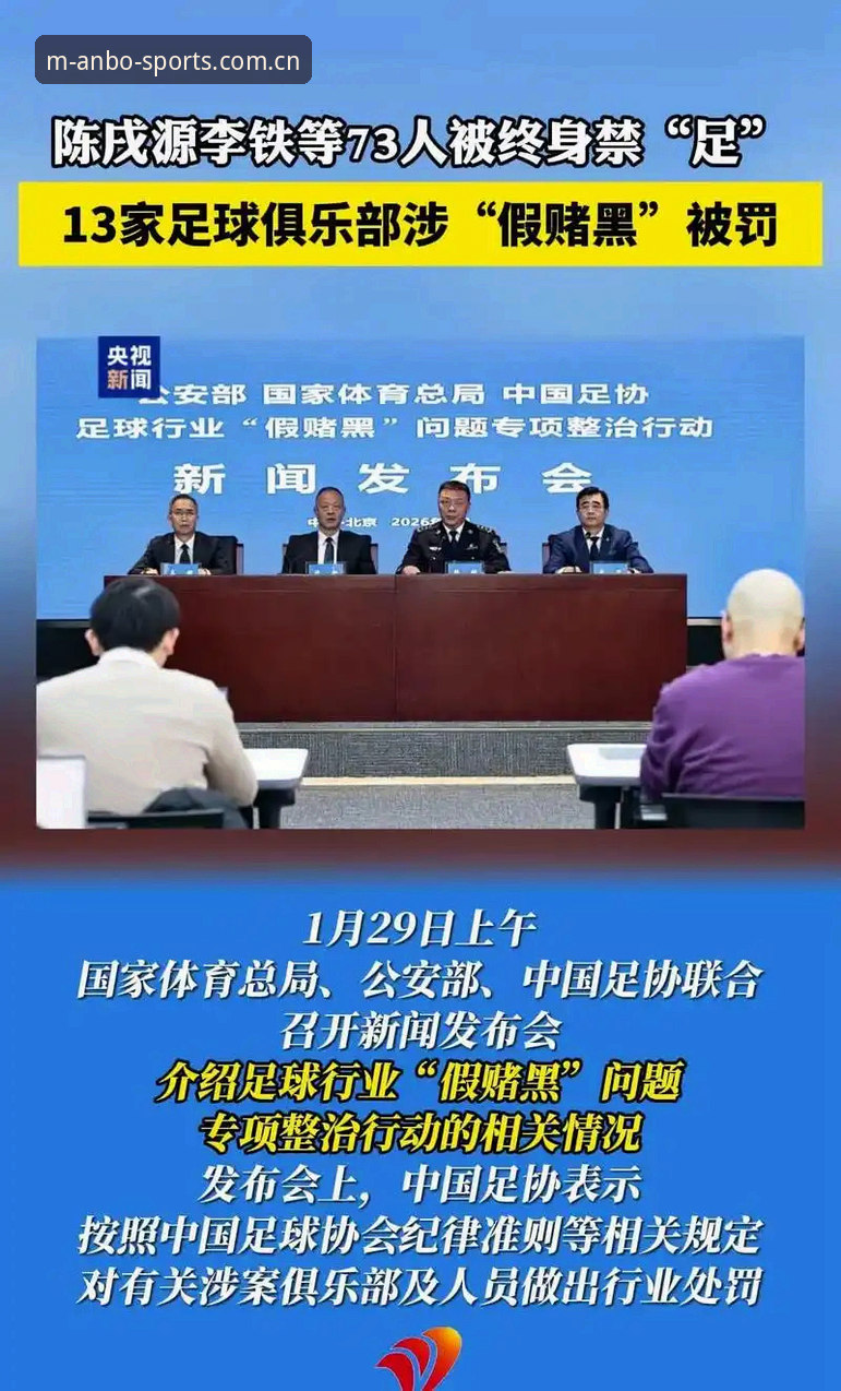 安博体育怎么用 中国足协第三批禁足名单深度评测:65名从业人员受罚,中国足球反腐风暴再升级